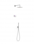 TRES SHOWER TECHNOLOGY Zestaw elektronicznej baterii termostatycznej podtynkowej 2-drożnej Shower technology prysznicowej-09286558
