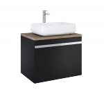 ELITA Szafka podumywalkowa czarna matowa MOODY 70 1S+1S BLACK MATT PDW 167685/RE010700037160