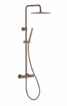 ARMATURA KRAKÓW KFA Zestaw prysznicowy deszczownia z baterią termostatyczną MOZA PREMIUM ROSE GOLD 5736-920-34