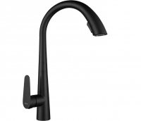 REA - Bateria Kuchenna ROSS z wyciąganą wylewką CZARNA 