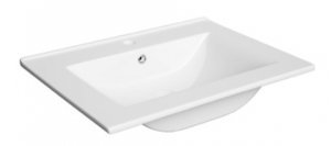 AQUAFORM - umywalka meblowa ceramiczna BILBAO 60 głębokość 46 biała z otworem  AQ.448-0421160
