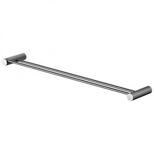 CERSANIT - Wieszak na ręcznik podwójny czarny gun metal  S951-888