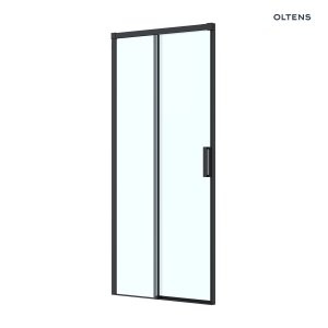 Oltens Breda drzwi prysznicowe 120 cm czarny mat/szkło przezroczyste 21212300
