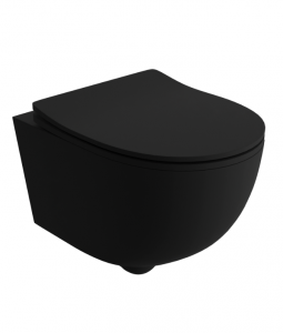 LAVITA Miska wisząca WC Brava Black 2.0