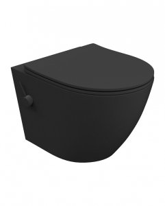LAVITA Miska wisząca WC Salto Black 3.0 z funkcją bidetu