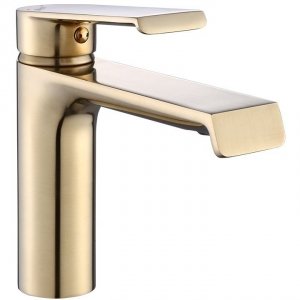REA - Bateria umywalkowa HASS Gold/Złota Niska