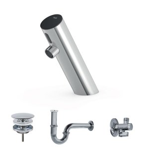 TRES ELECTRONIC Zestaw baterii elektronicznej 1-drożnej umywalkowej-39210391