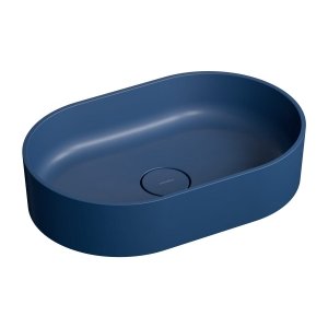 OMNIRES Share Umywalka nablatowa, 55 x 36 cm midnight blue (MB) OVOUNMB