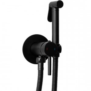 REA - Bateria Bidetowa LOOP Black/Czarna