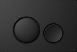 CERSANIT - Przycisk LUNA BY CERSANIT czarny matowy K97-451