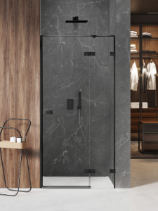 NEW TRENDY Drzwi wnękowe Avexa Black XR, drzwi pojedyncze 80x200 EXK-6835/EXK-6836