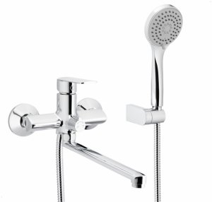 ARMATURA KRAKÓW KFA AGAT bateria wannowo - umywalkowa z natryskiem punktowym 4428-715-00