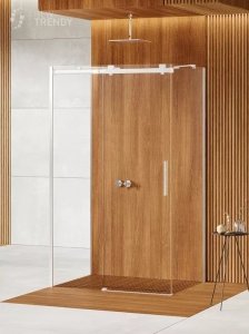 NEW TRENDY Kabina prysznicowa przyścienna drzwi przesuwne SOFTI 100x80x200 EXK-3935