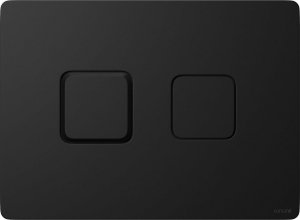 CERSANIT - Przycisk pneumatyczny ACCENTO Square czarny matowy  K97-426