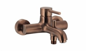 ARMATURA KRAKÓW KFA Bateria wannowa MOZA ROSE GOLD/MIEDŹ SZCZOTKOWANA 5034-010-34