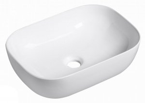 AQUAFORM - umywalka nablatowa MALAGA owalna 46x33 cm, kolor biały  AQ.448-0151146
