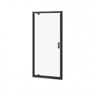 CERSANIT - Drzwi PIVOT kabiny prysznicowej ARTECO 80x190 czarne  S913-011