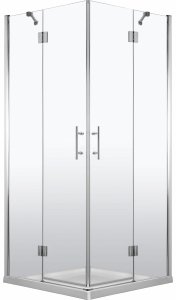 DEANTE Kabina prysznicowa kwadratowa drzwi podwójne otwierane 100x100 ABELIA KTA 041P