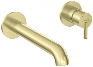 DEANTE - Bateria umywalkowa podtynkowa SILIA Złoto Szczotkowane BQS_R54L