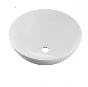 EXCELLENT Luqa umywalka nablatowa 40 cm okrągła, biały połysk CEAC.6401.400.WH