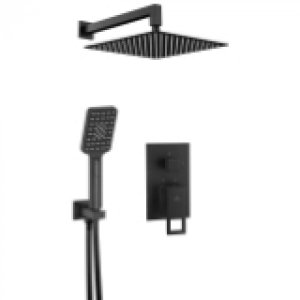 DEANTE - Komplet natryskowy podtynkowy ANEMON BIS nero/czarny  NAC_N9MP