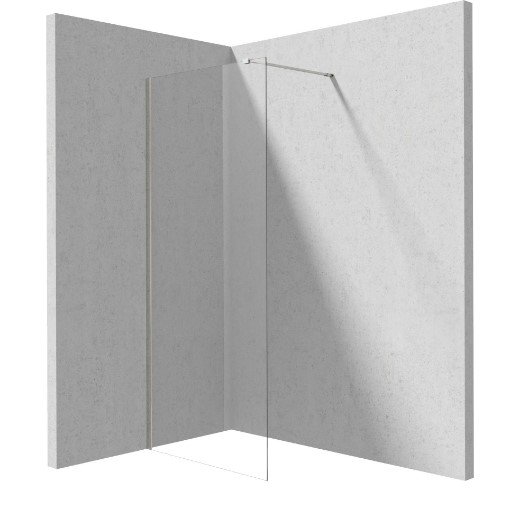 DEANTE - Ścianka prysznicowa PRIZMA walk-in 110 cm chrom  KTJ_031P
