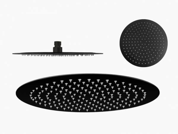 VEDO Deszczownica o śr. 250mm ULTRA SLIM czarny mat VSN0250/CZ