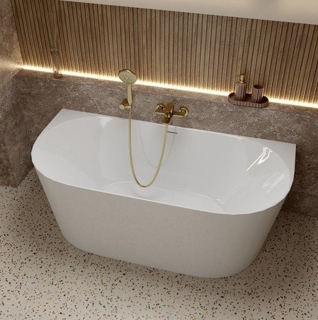 LAVITA - Wanna wolnostojąca przyścienna DERA SLIM 170x75 cm