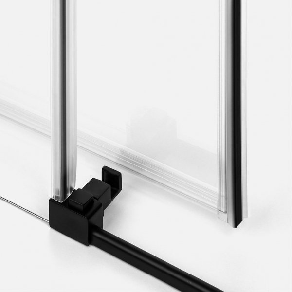 NEW TRENDY Kabina prysznicowa SOFTI BLACK 130x90x200 EXK-3981