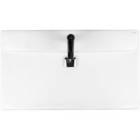 OLTENS Hofsa umywalka 80x46 cm nablatowa z powłoką SmartClean biała 41806000