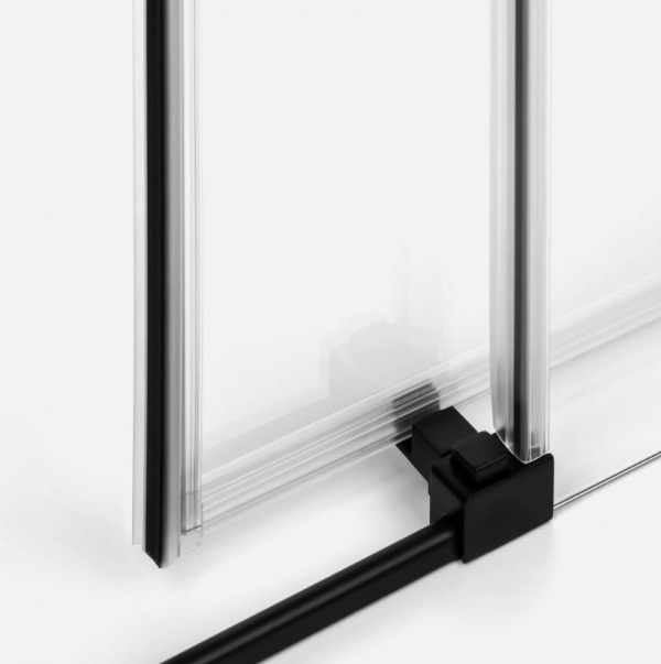 NEW TRENDY Drzwi wnękowe Prime Black 100x200, pojedyncze D-0316A/D-0317A 