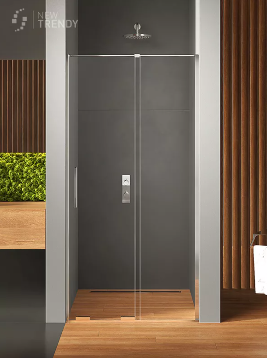 NEW TRENDY Drzwi wnękowe prysznicowe przesuwne SMART 120x200 EXK-4007