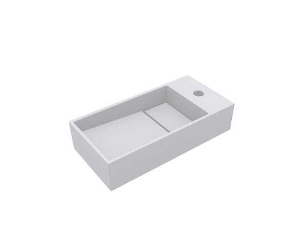 MIRAGGIO Umywalka TONI 450 L (MATT) 8814208