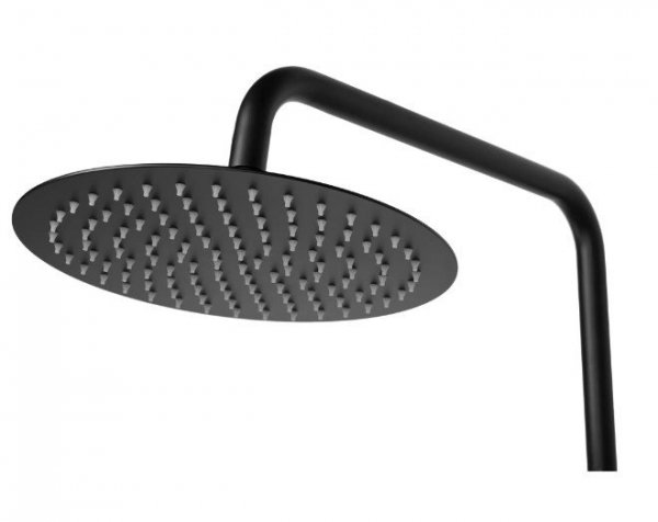 REA - zestaw natryskowy z termostatem VINCENT Czarny/Black