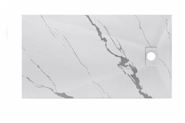 BESCO Brodzik prostokątny Vexo Marble 170x90 VM-170-90-P