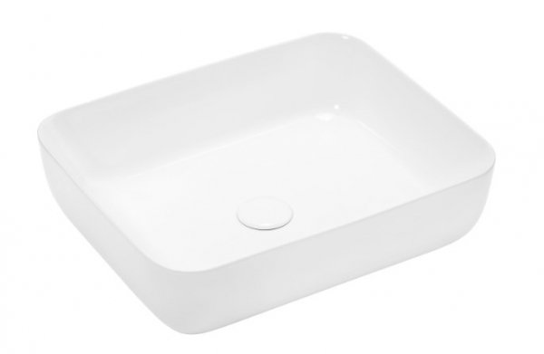 AQUAFORM - umywalka nablatowa AVILA owalna 50,5x39,5 cm, kolor biały AQ.448-0271150