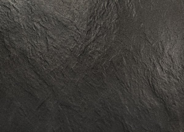 NEW TREDNY Brodzik półokrągły MILD STONE Czarny ze strukturą kamienia naturalnego 90x90x11,5 B-0559