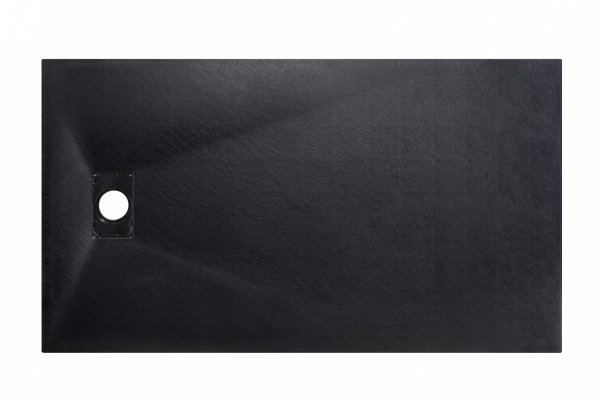 BESCO Brodzik prostokątny 140x90x3,2 Vexo Black 140 BVB-140-90-P