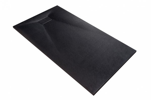 BESCO Brodzik prostokątny 170x90x3,2 Vexo Black 170 BVB-170-90-P