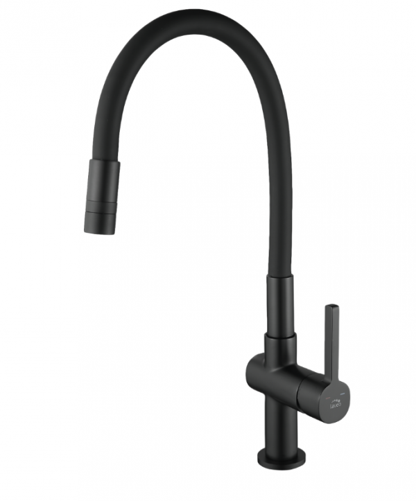 LAVEO Alita - bateria zlewozmywakowa stojąca z elastyczną 2 - funkcyjną wylewką BVA_B62D