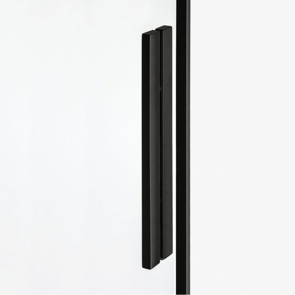 NEW TRENDY Kabina ścianka WALK-IN przesuwna SMART BLACK 110x200 EXK-4192