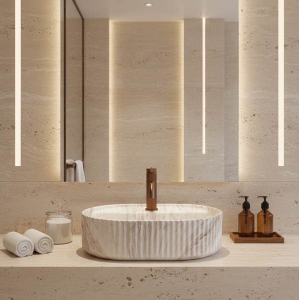 REA Umywalka nablatowa Marcela 50 Kallisto