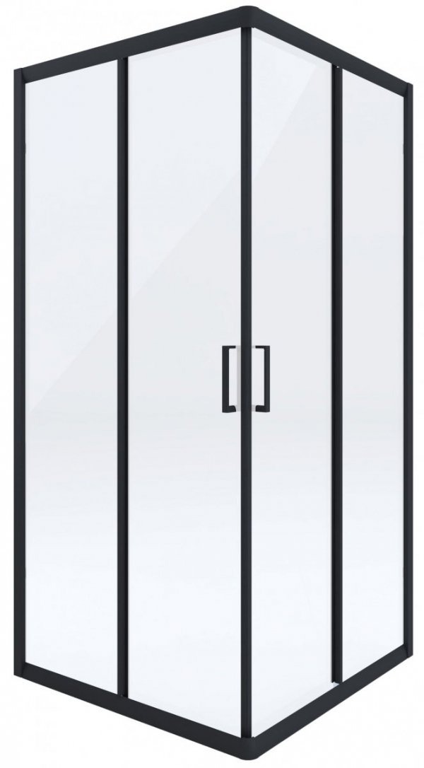 DEANTE - Kabina FUNKIA 90x90 Nero kwadratowa  KYC_N41K