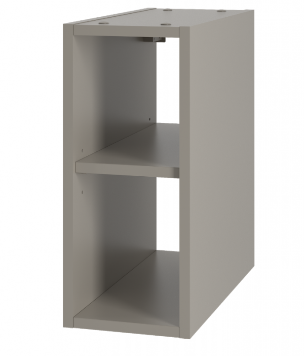 MEGSTYL Szafka pod Umywalkę z Blatem i Regałem 4S 140cm Kaszmir Zestaw-7 DELICA-0000-0042