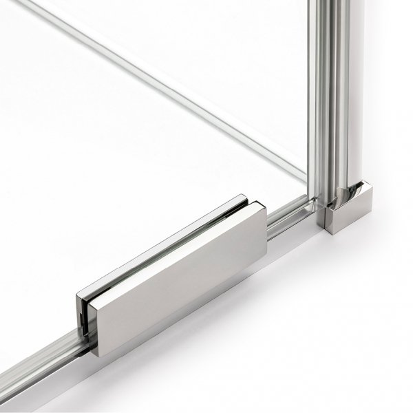 NEW TRENDY Kabina prysznicowa SMART 1D kwadratowa przyścienna U 100x100x200 szkło czyste 8mm Active Shield 2.0  EXK-4072