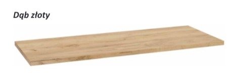 AQUAFORM - blat umywalkowy OTTIMA 110 pełny 110X2,5X46 Dąb złoty  AQ.401-17011090