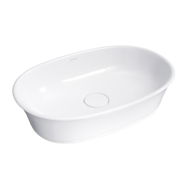 OMNIRES Umywalka CLASSICA M+ 61x40 biały połysk CLASSICAUNBP