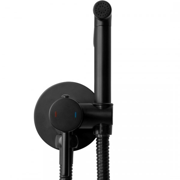 REA - Bateria Bidetowa LOOP Black/Czarna