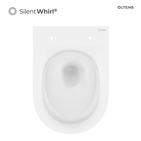 Oltens Hamnes Kort Stille miska WC wisząca PureRim biała 42024000