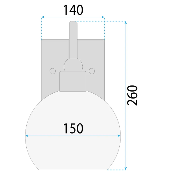 TOOLIGHT Lampa kinkiet black gold APP1580-1W